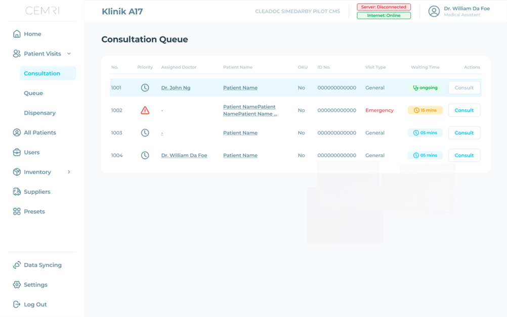 CEMRI: Clinic Management System - Image 2