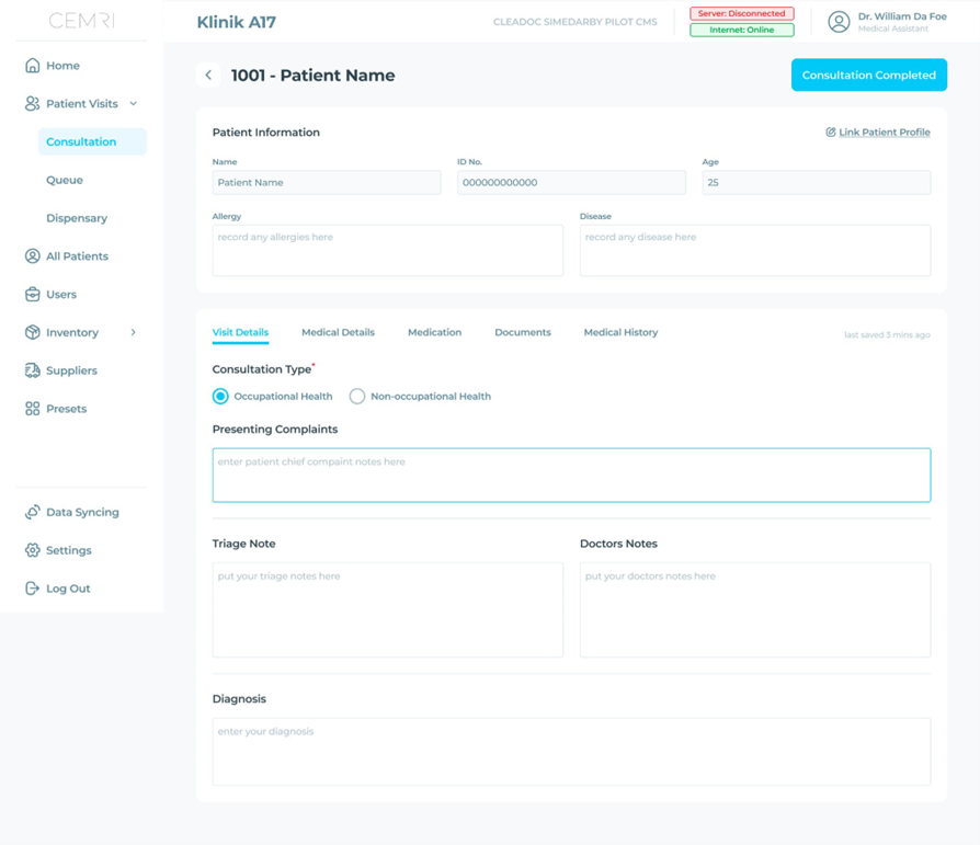 CEMRI: Clinic Management System - Image 3