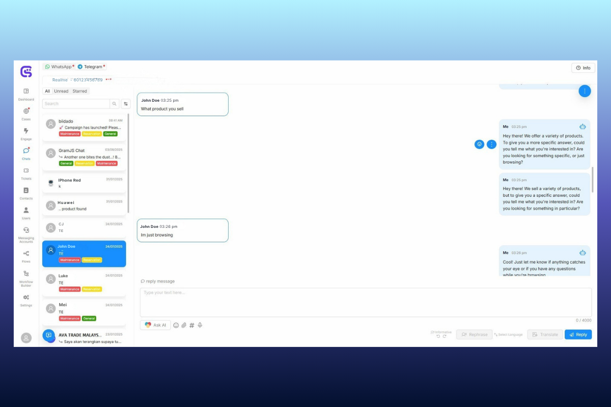 Chatsphere: AI-Powered Customer Support Platform - Image 3
