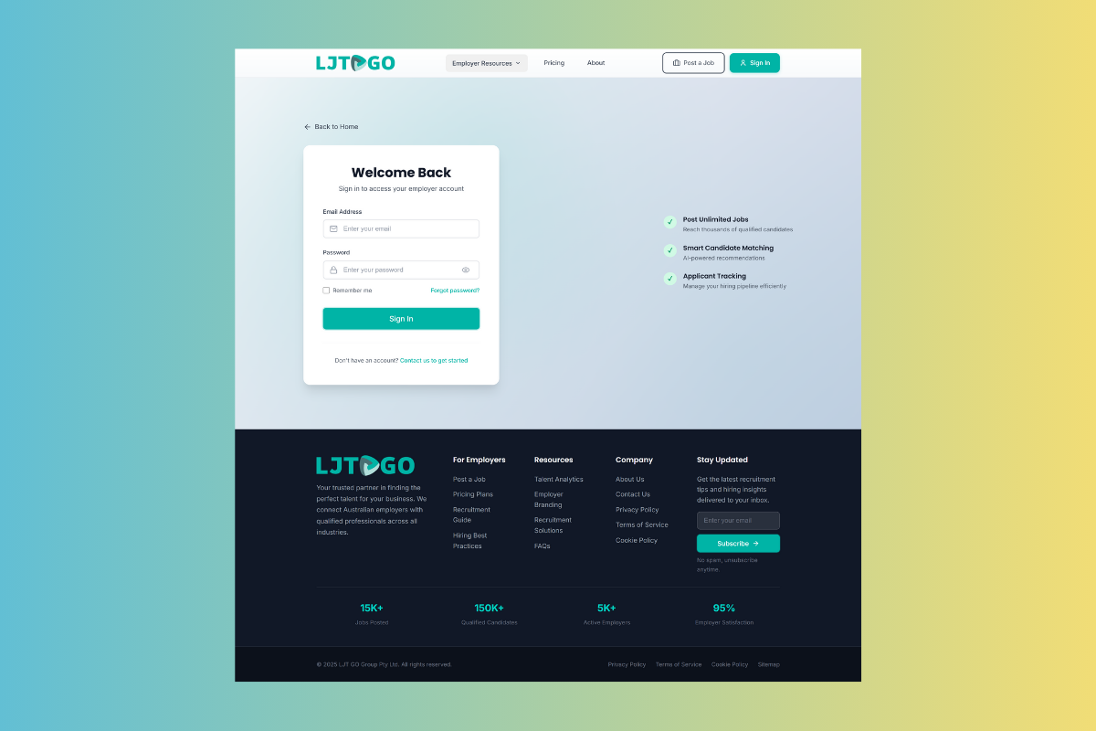 LJT GO – AI-Driven Recruitment Platform - Image 2
