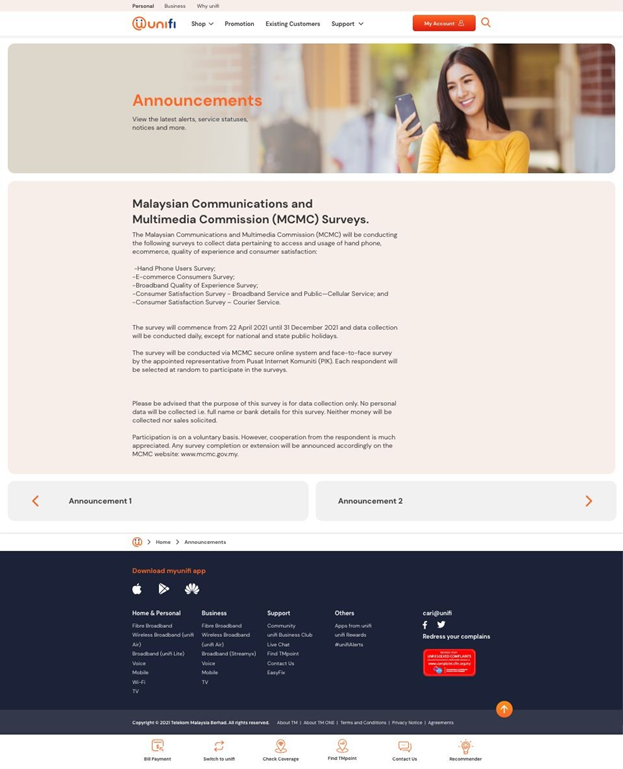 Unifi & UnifiTV Website and CMS Development - Image 3